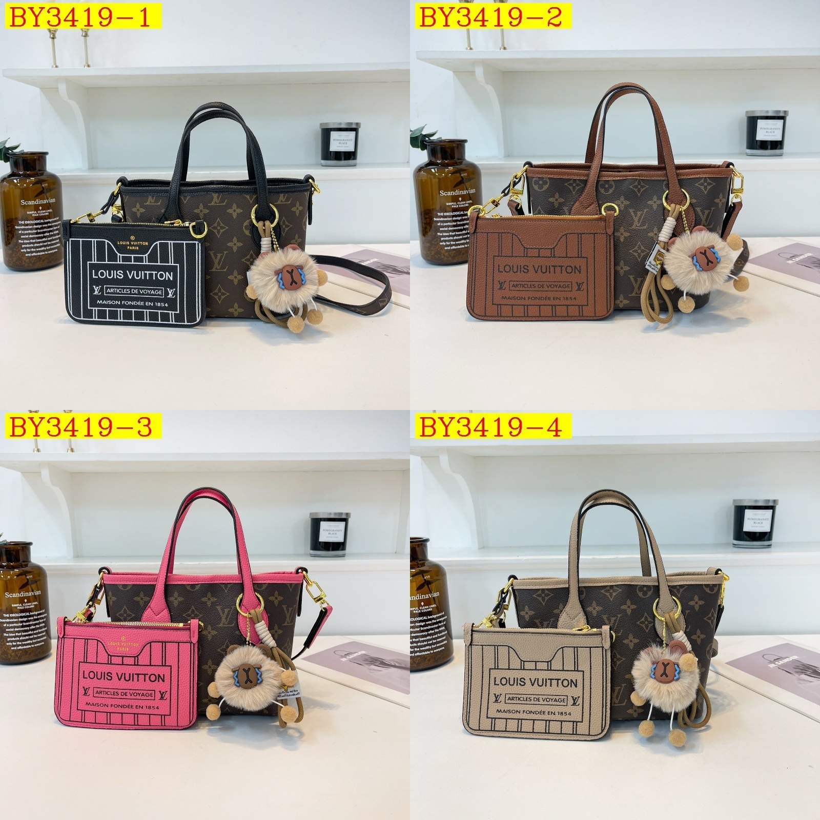 30$ LV 5808 Tote bag size 25x17x11 cm 613022 BY3419 gallery