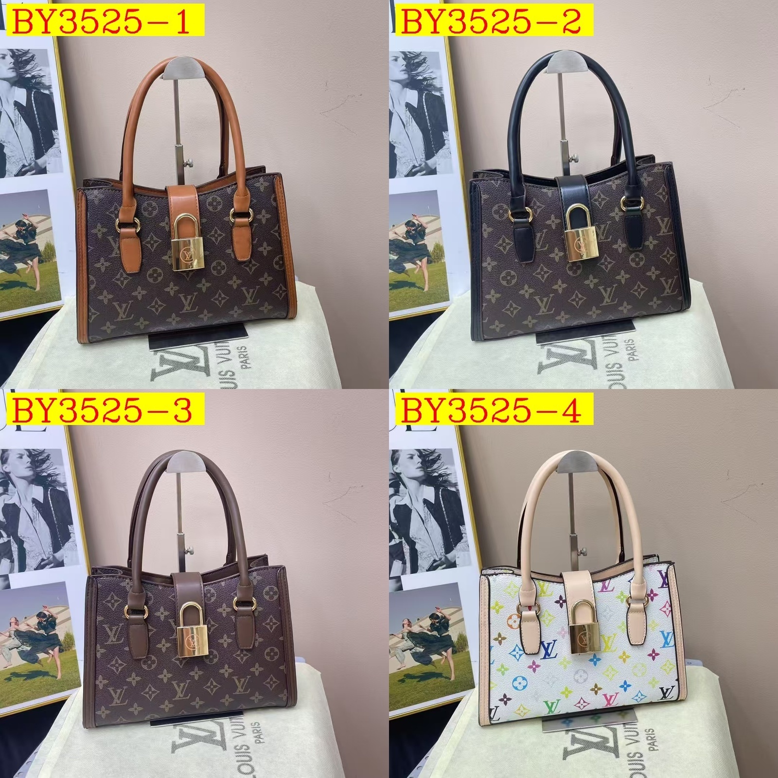 30$ LV 9381 Shoulder bag size 27x20x9 cm 010062 BY3525 gallery