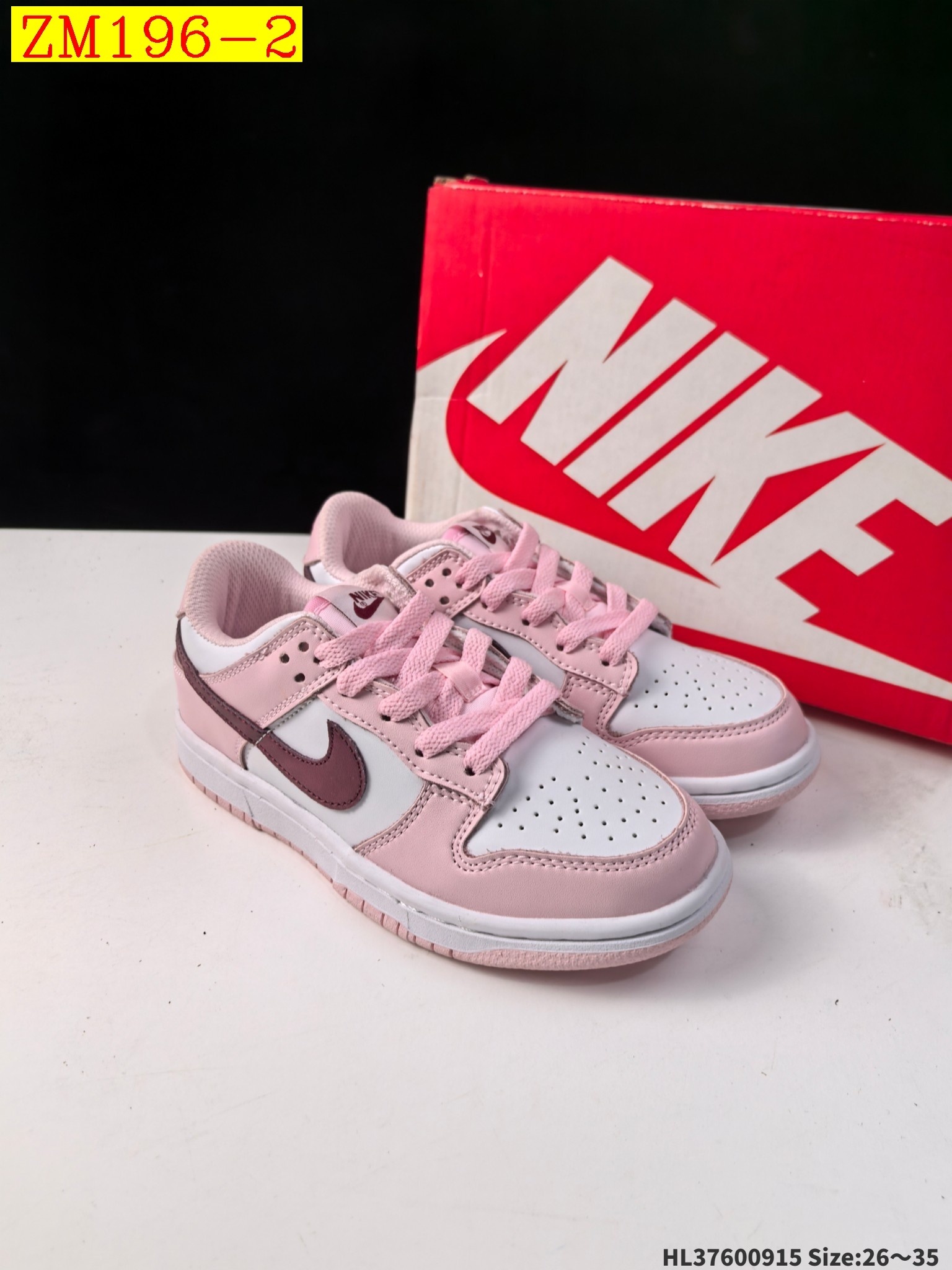 30$ Nike SB Dunk Low for kids size 26-35 719220 ZM196 gallery