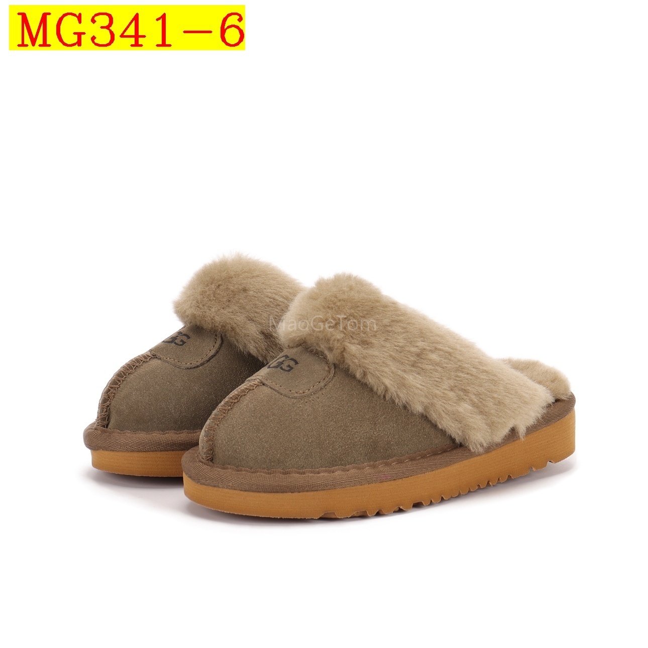 30$ UGG shoes for kids Cow Leather Atificial Fur size 21-35 212130 MG341 gallery