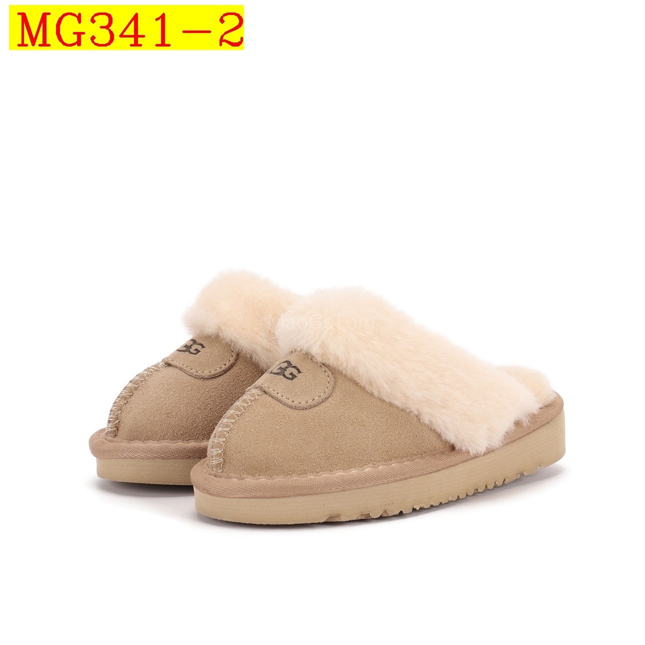 30$ UGG shoes for kids Cow Leather Atificial Fur size 21-35 212130 MG341 gallery