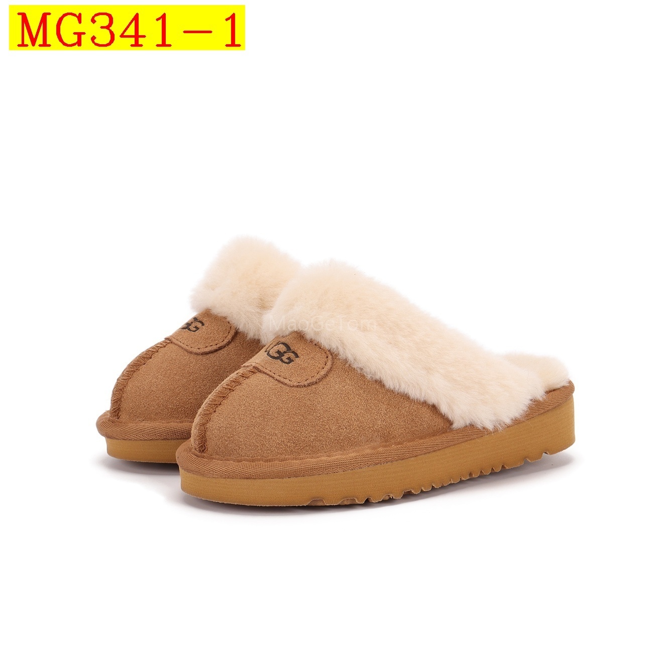 30$ UGG shoes for kids Cow Leather Atificial Fur size 21-35 212130 MG341 gallery