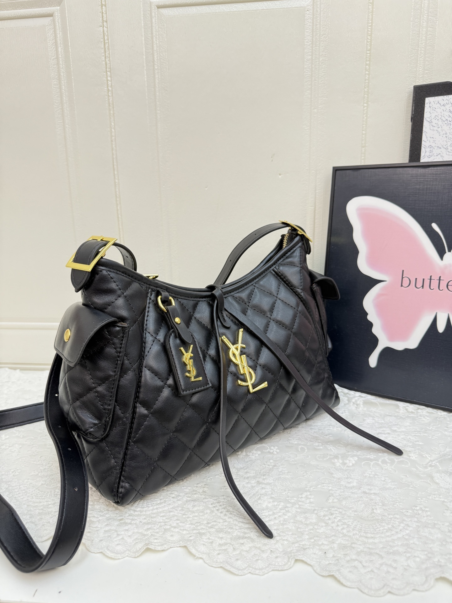 30$ YSL 205 Shoulder bag size 29x21x15 cm 319070 BY3183 gallery