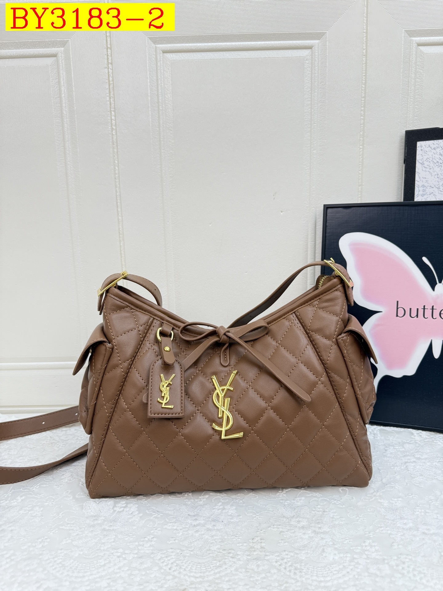 30$ YSL 205 Shoulder bag size 29x21x15 cm 319070 BY3183 gallery