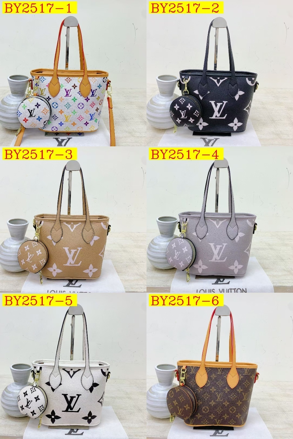 30$ dh LV 136 Tote bag size 20X11X20 cm 91508623100 BY2517 gallery