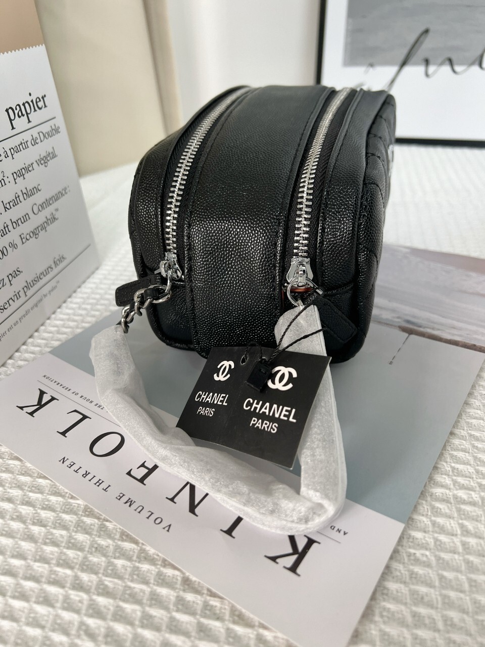 31$ CHANEL Shoulder bag size 20x12x10 cm size 27x17x13 cm 313038 BY3025 gallery