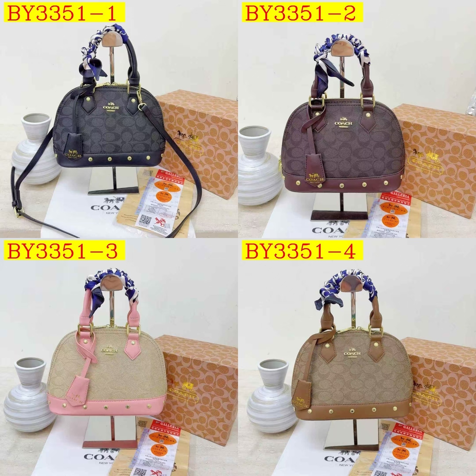 31$ COACH 23112 Shoulder bag size 25x12x18 cm 411106 BY3351 gallery