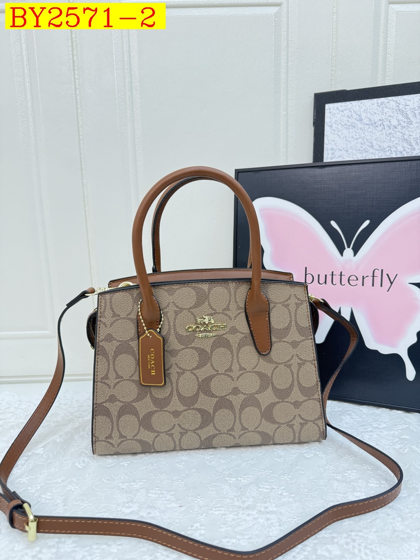 31$ dh COACH JYH9210 Shoulder bag size 24x18x10 cm 71809023117 BY2571 gallery