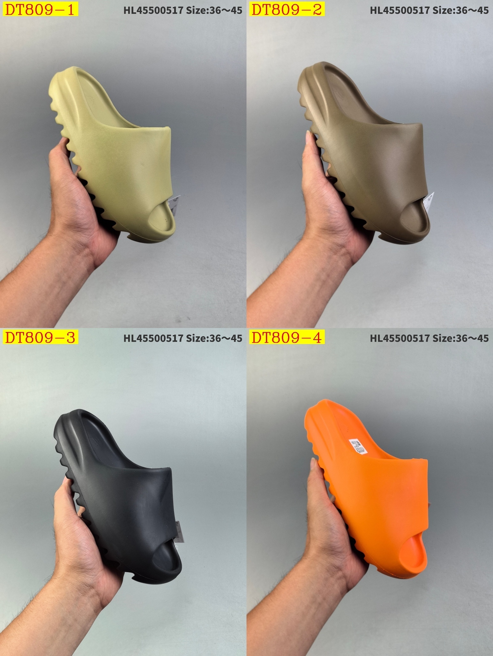 31$ new_dh Adidas Yeezy Slide SIZE 36-45 41207022092 DT809 gallery