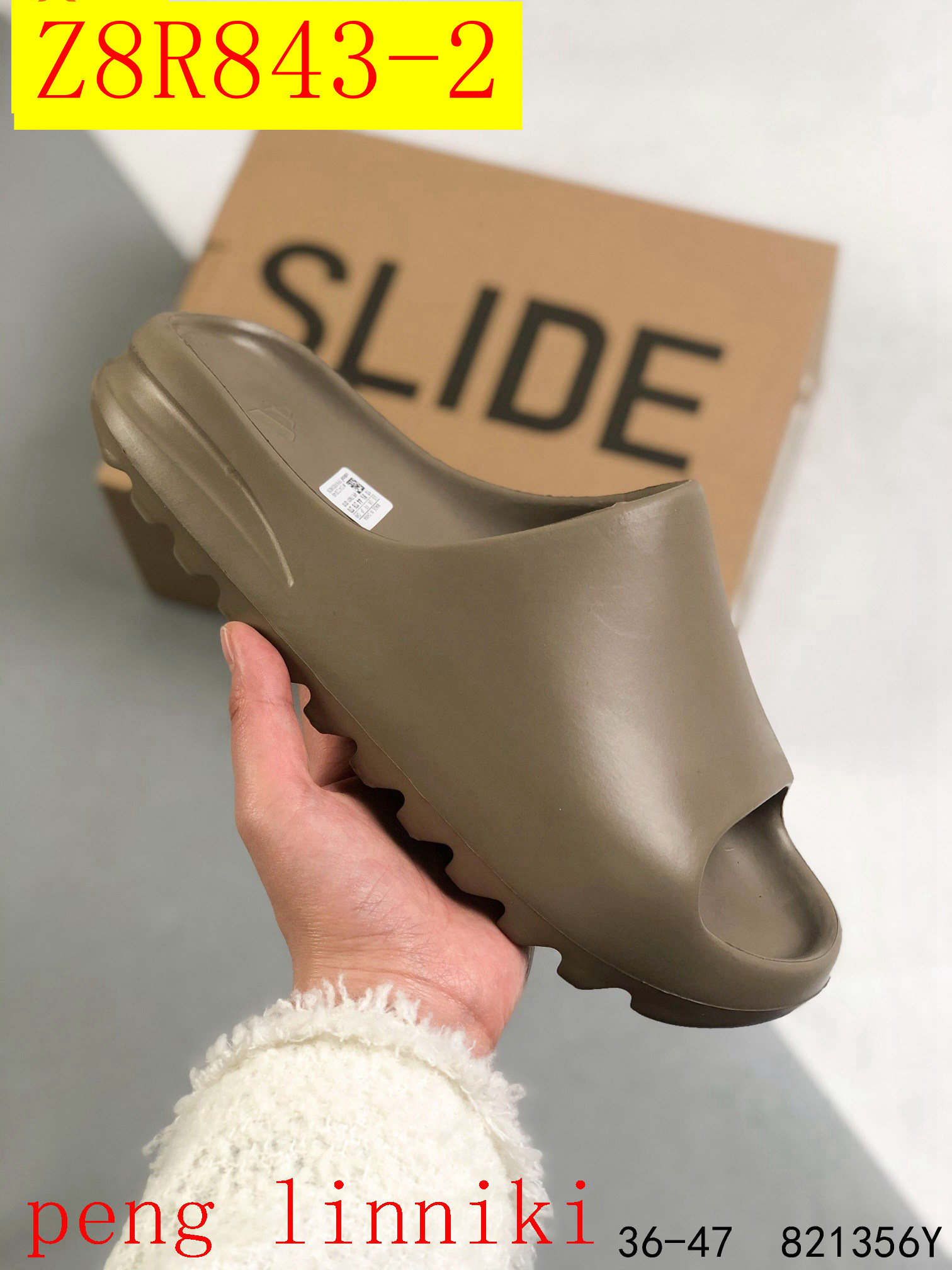 31$ new_dh Kanye West x Adidas Yeezy Slide size 35-45 91534022097 Z8R843 gallery