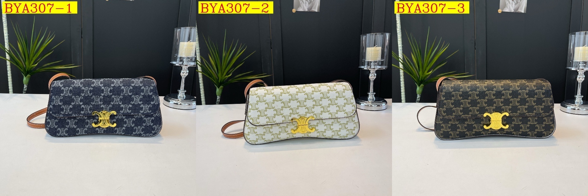 32$ CELINE handbag size 28x14x5cm 3940 BYA307 gallery