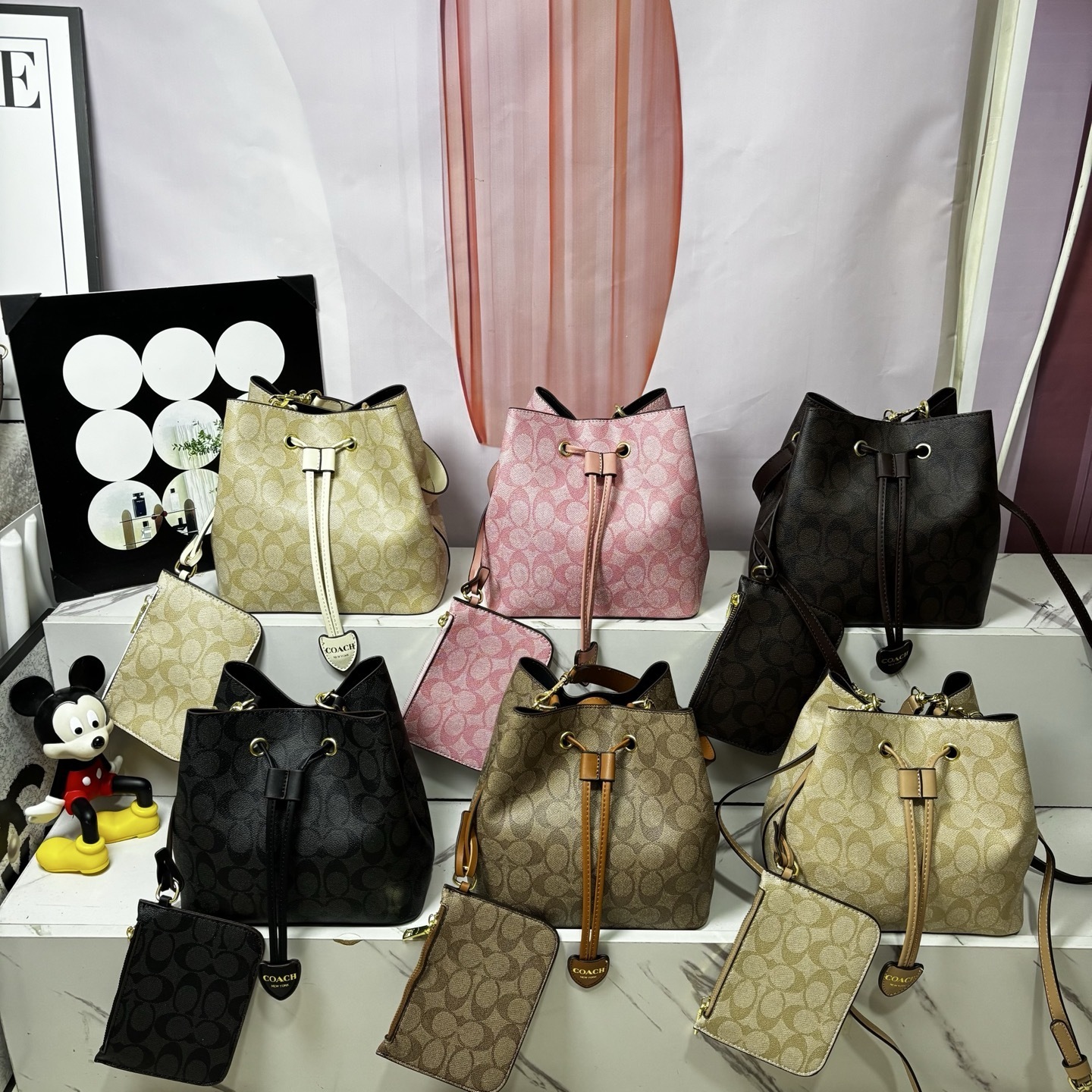 32$ Coach Shoulder bag size 21x21x14cm 0922 BYA419 gallery