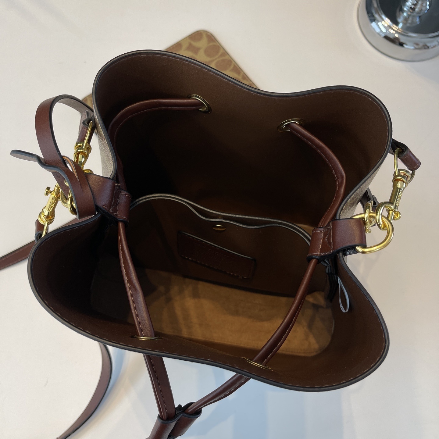 32$ Coach Shoulder bag size 24x24x16cm 913044 BYA125 gallery