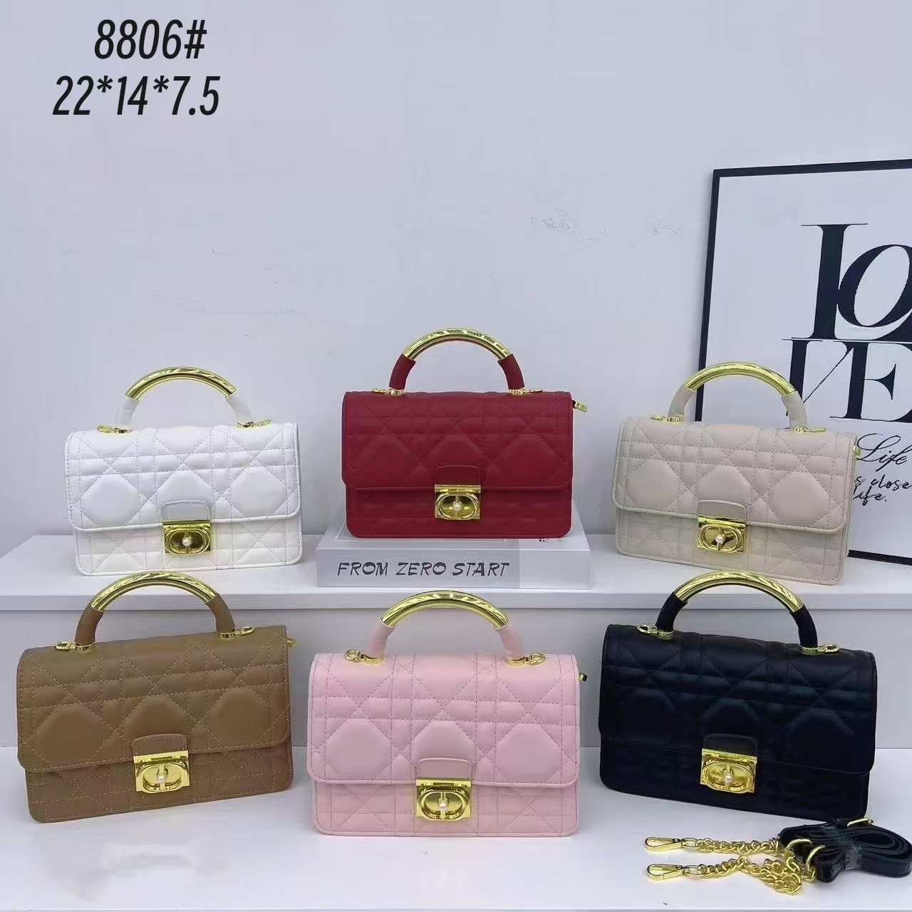 32$ Dior Shoulder bag size 22x14x7cm 0934 BYA15 gallery