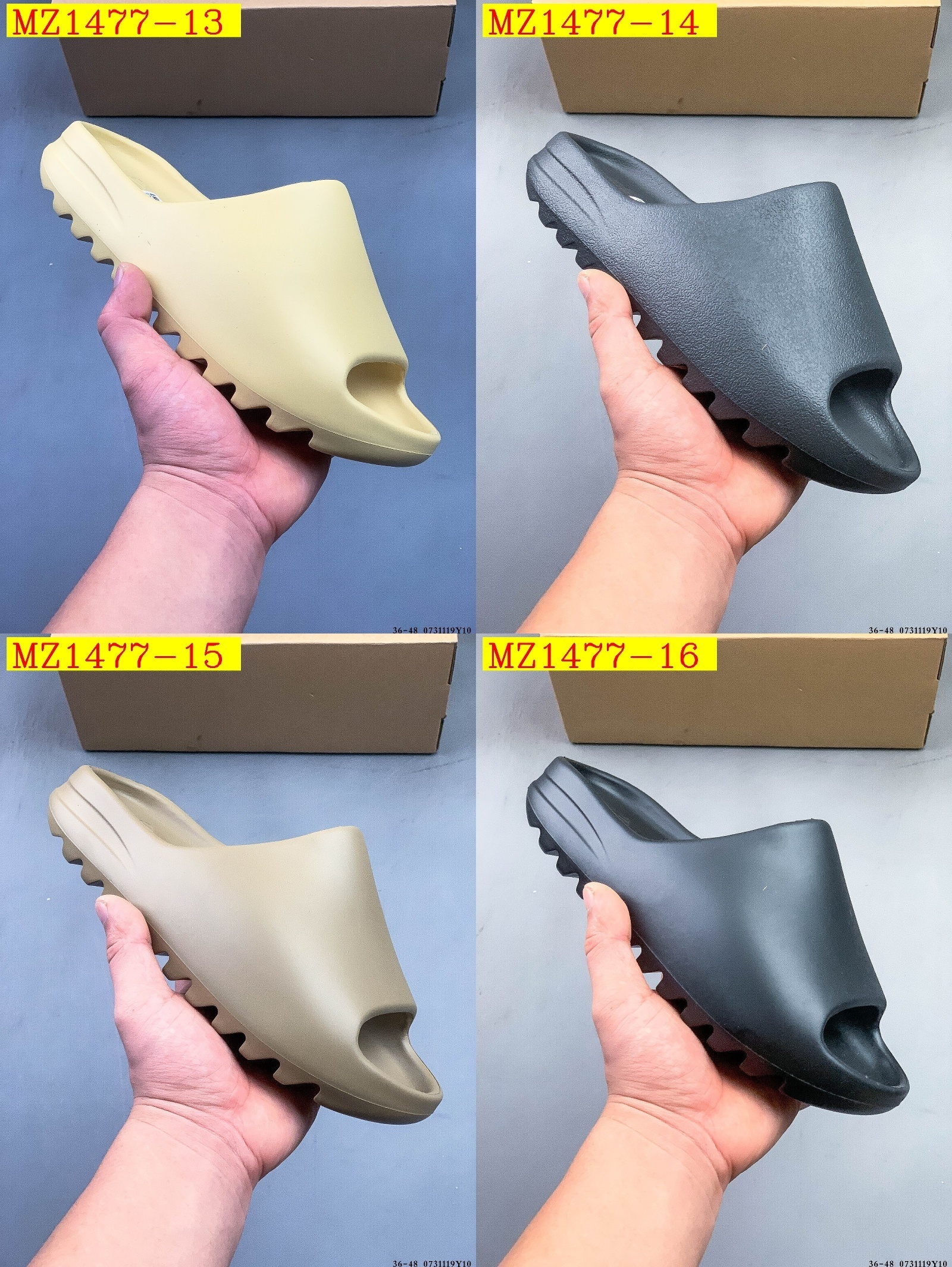 32$ Kanye West x Yeezy Slide size 36-45 half 910030 MZ1477 gallery