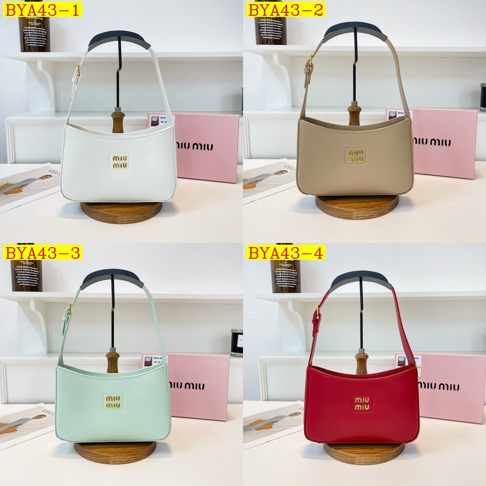 32$ Miu Miu Shoulder bag size 23x15x6cm 0956 BYA43 gallery