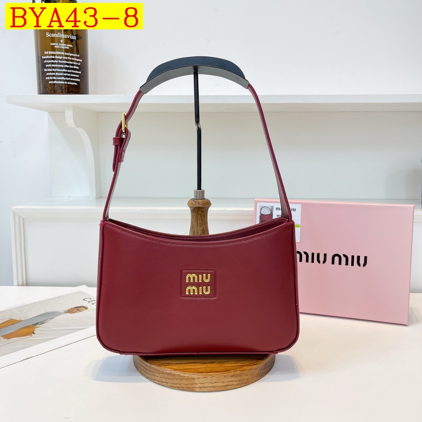 32$ Miu Miu Shoulder bag size 23x15x6cm 0956 BYA43 gallery