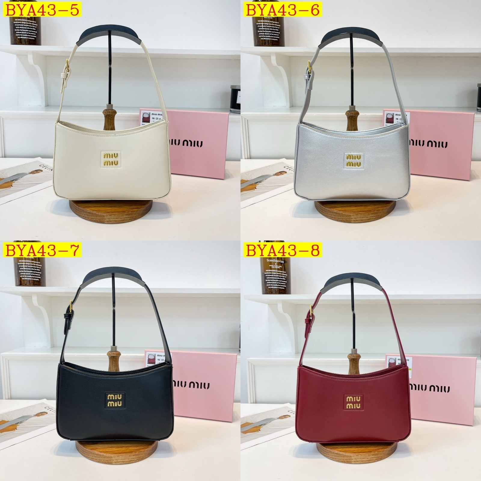 32$ Miu Miu Shoulder bag size 23x15x6cm 0956 BYA43 gallery