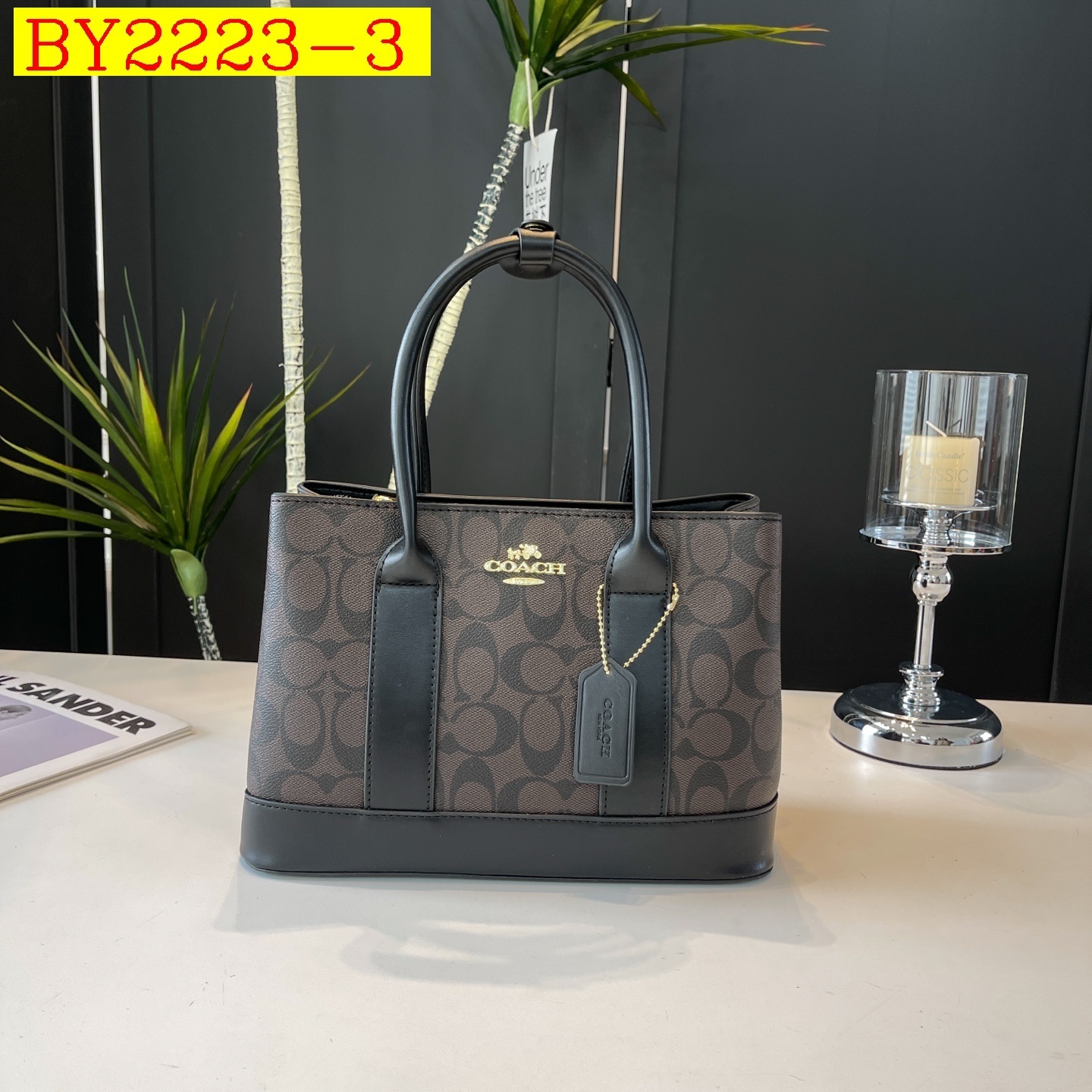 32$ dh COACH 6616 Tote bag size 29X20X12 cm 61305423225 BY2223 gallery