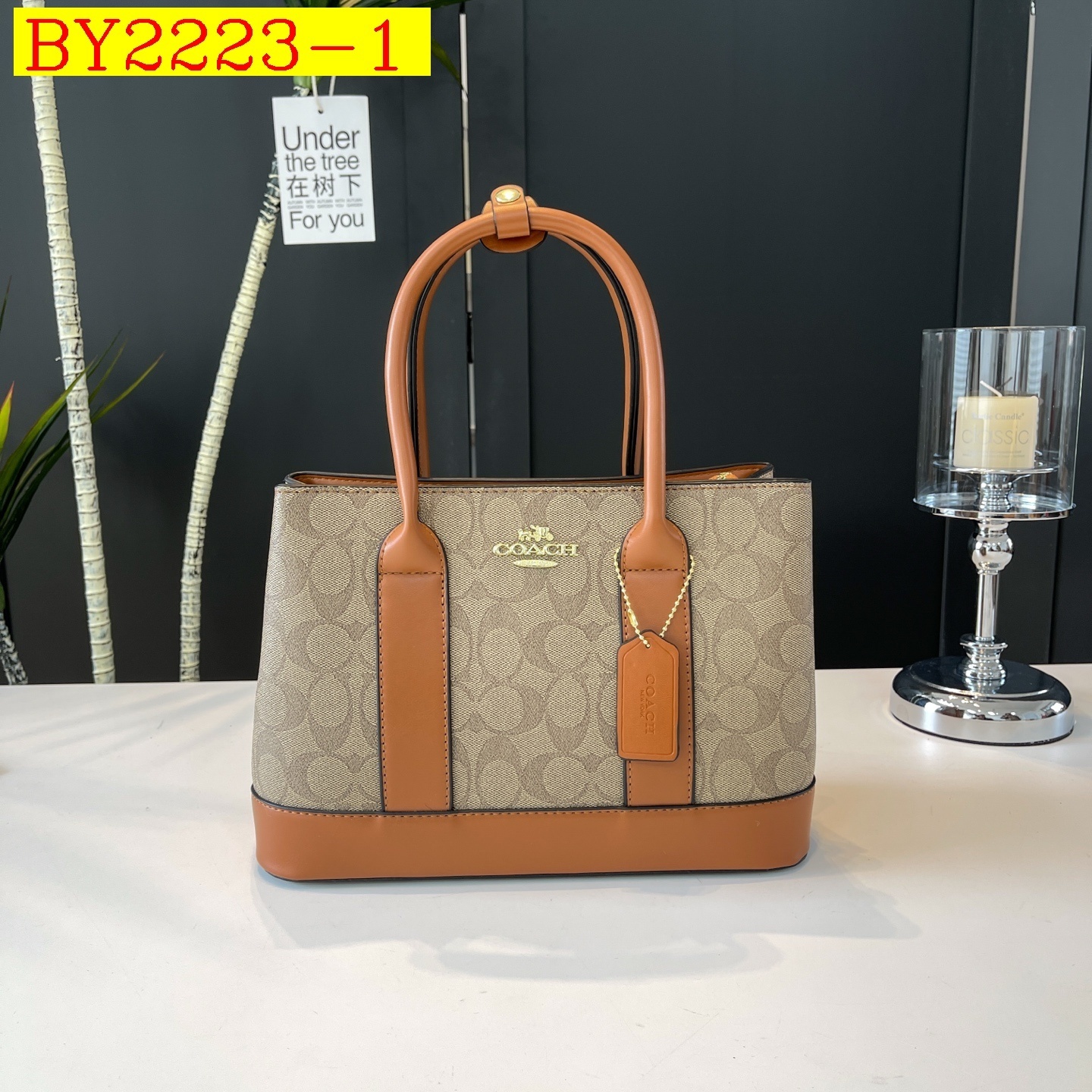 32$ dh COACH 6616 Tote bag size 29X20X12 cm 61305423225 BY2223 gallery