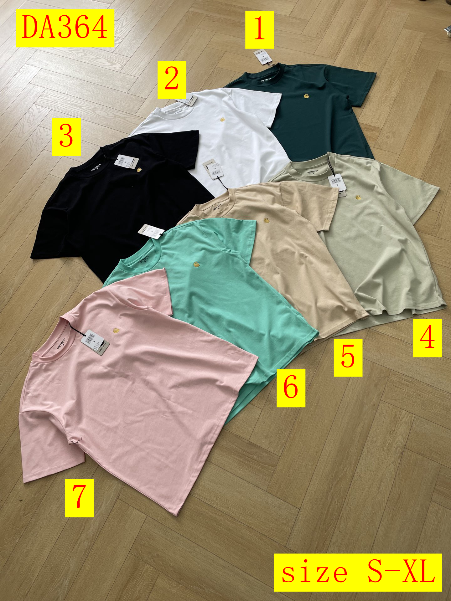 32$ dh Carhartt WIP Short-sleeve size S-XL 91546023223 DA364 gallery