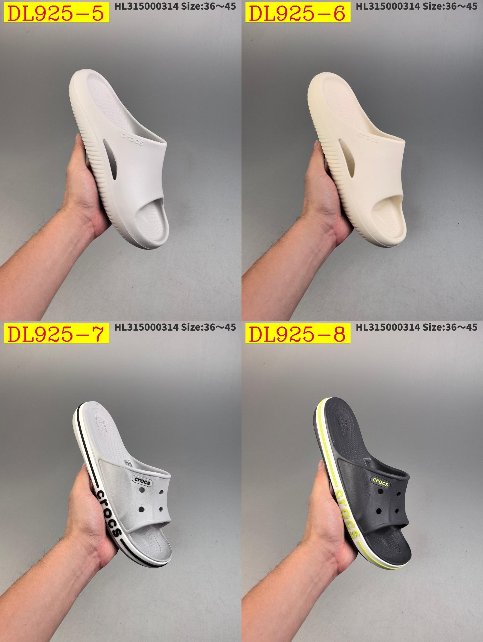 32$ dh Crocs Classic Clog size 36-45 51201023225 DL925 gallery