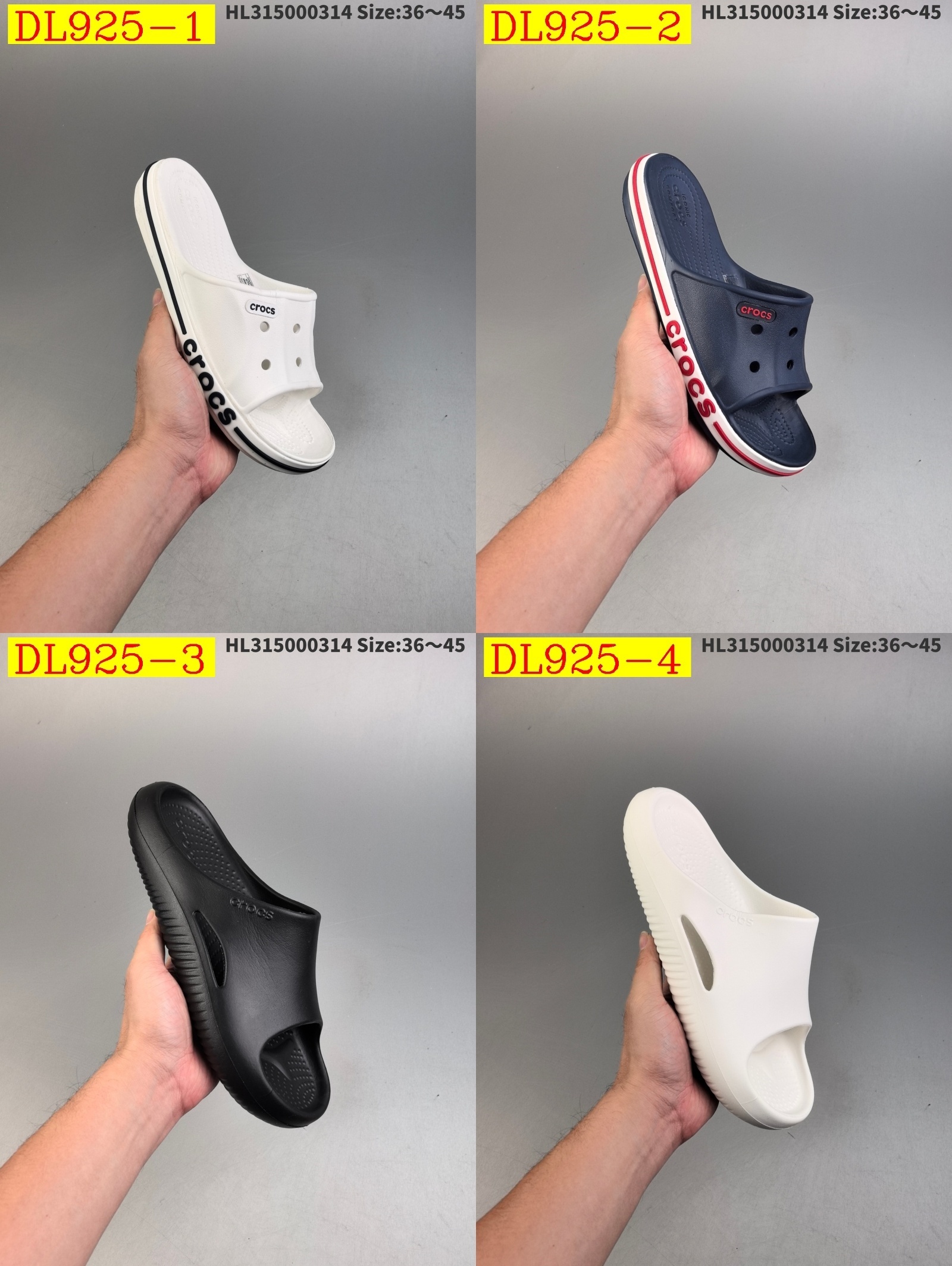 32$ dh Crocs Classic Clog size 36-45 51201023225 DL925 gallery