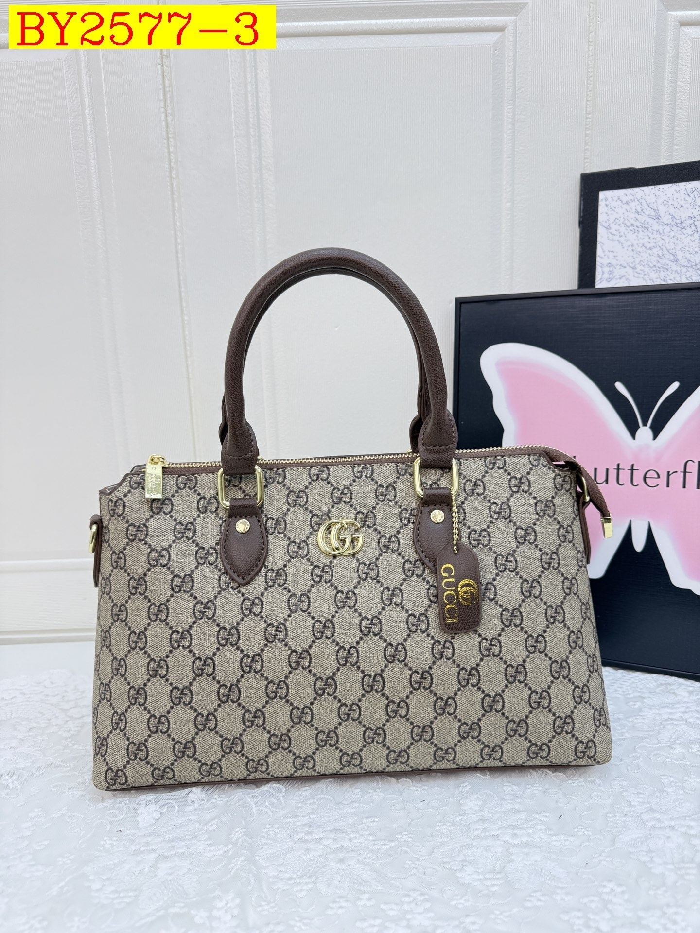 32$ dh GUCCI JYH8389-3 Shoulder bag size 32x20x11 cm 91603223224 BY2577 gallery