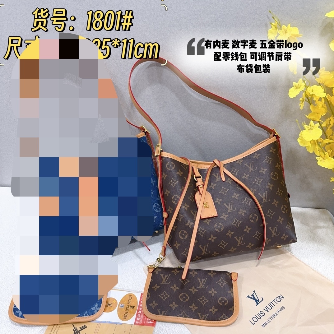 32$ dh LV 1801 Tote bag size 30X25X11cm 91603223224 BY2579 gallery