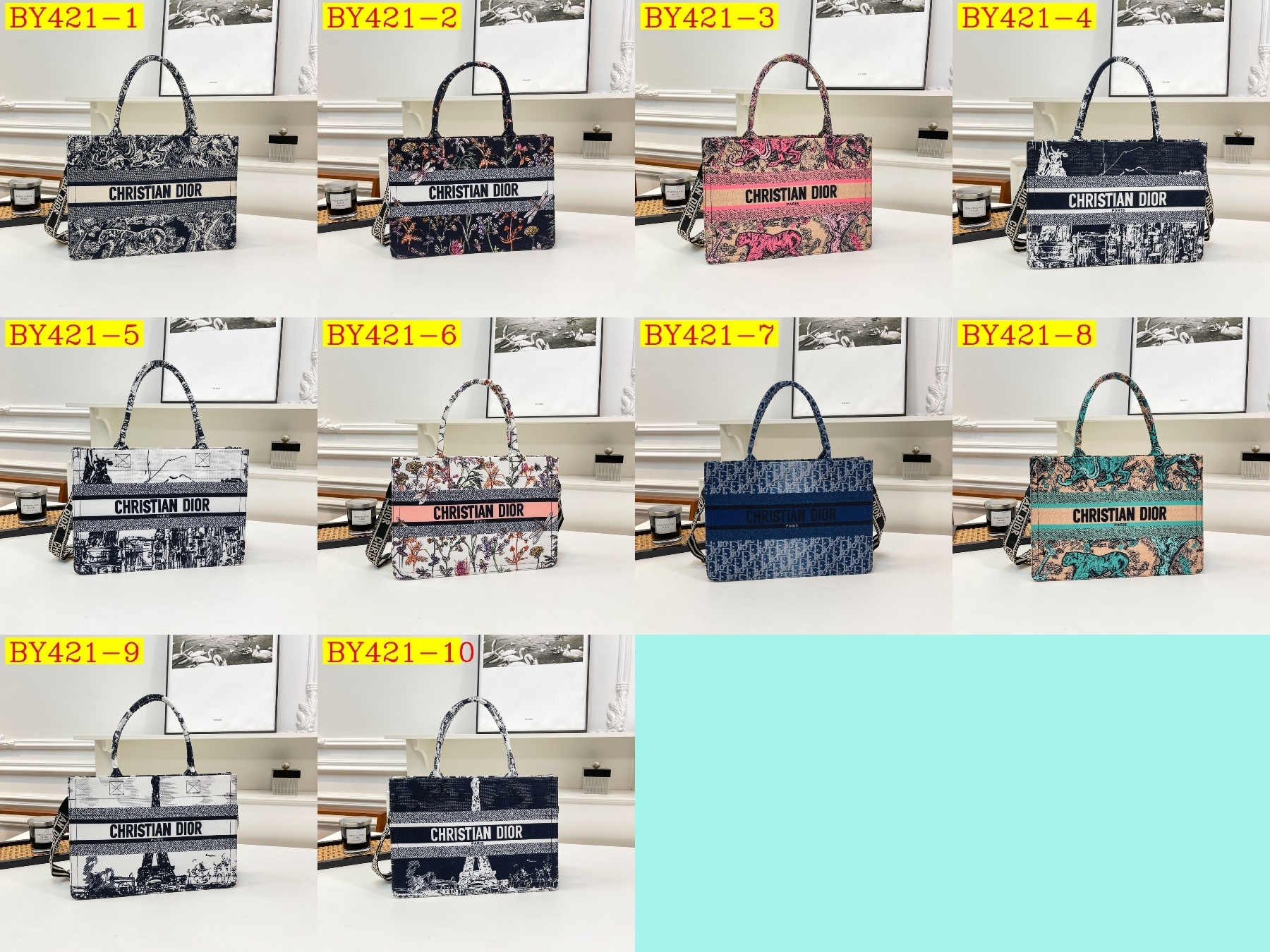 32$ new_dh DIOR 6909 SIZE 36X25X10 CM 91603423004 BY421 gallery