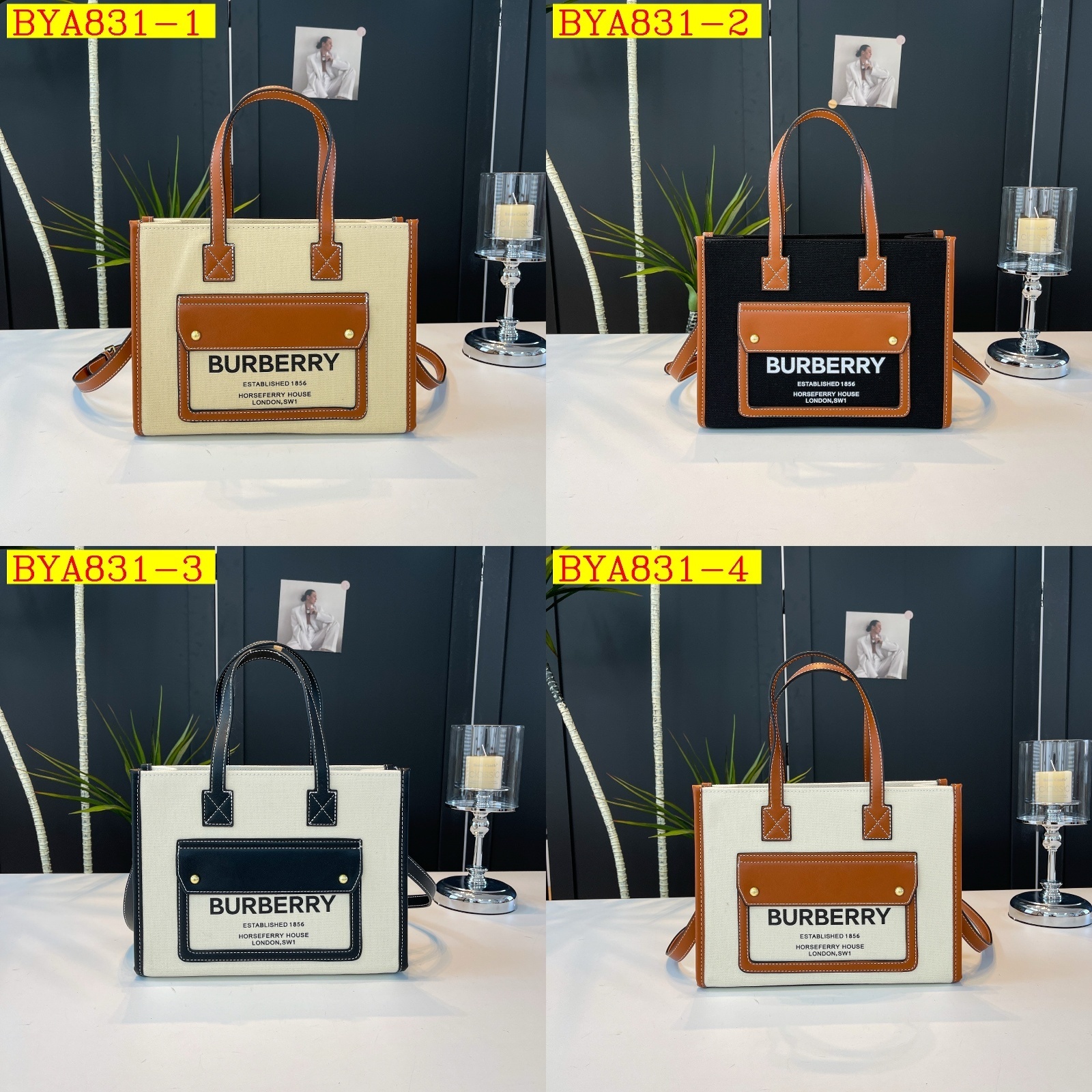 33$ Burberry handbag size 28x22x11cm 5998 BYA831 gallery