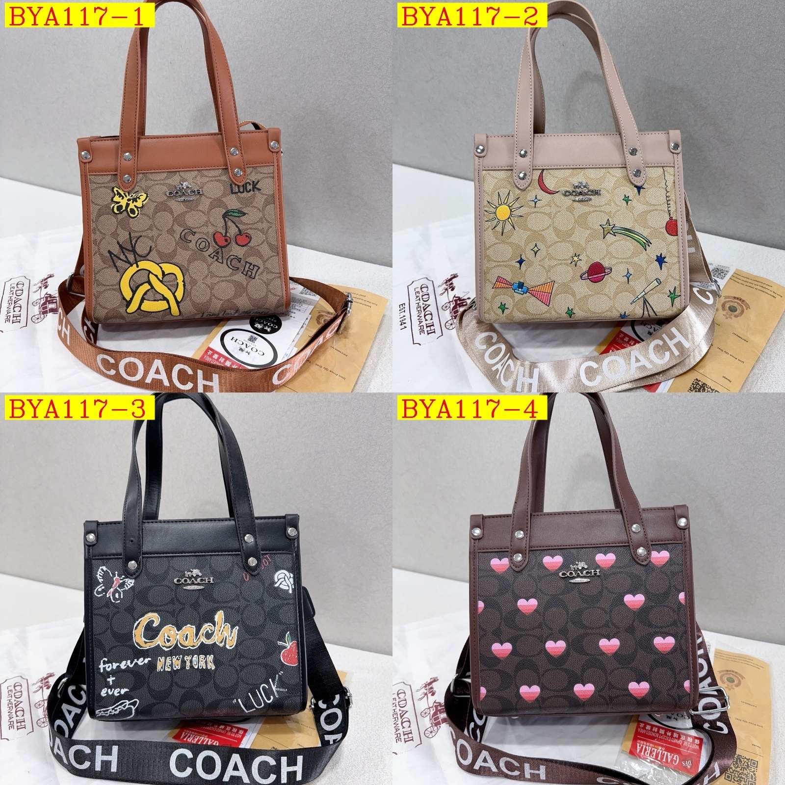 33$ Coach Shoulder bag size 22x21x12cm 6978 BYA117 gallery