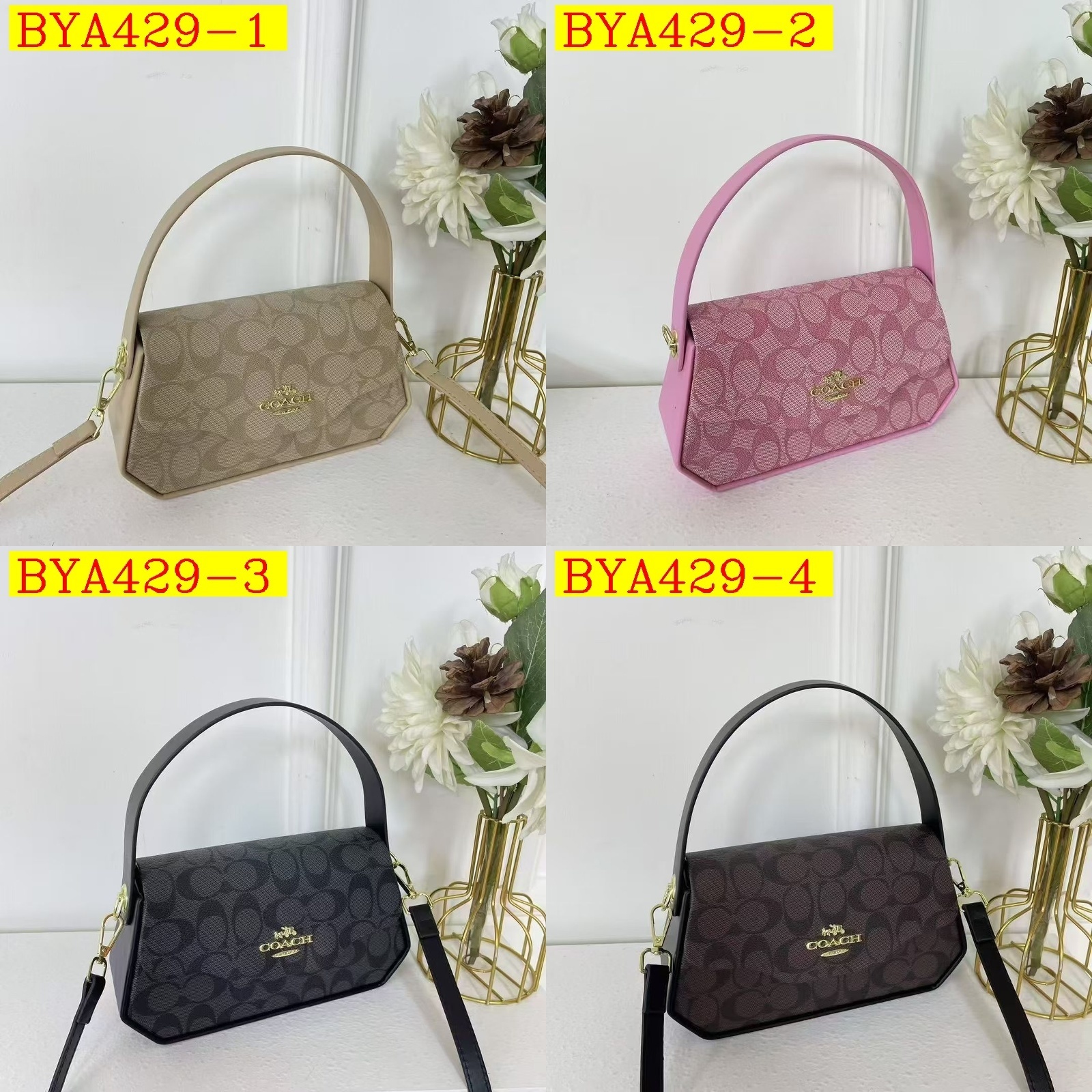 33$ Coach Shoulder bag size 23x13x7cm 014020 BYA429 gallery