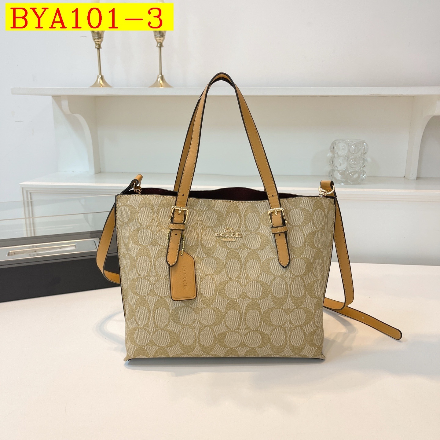33$ Coach handbag size 30x21x12cm 017042 BYA101 gallery