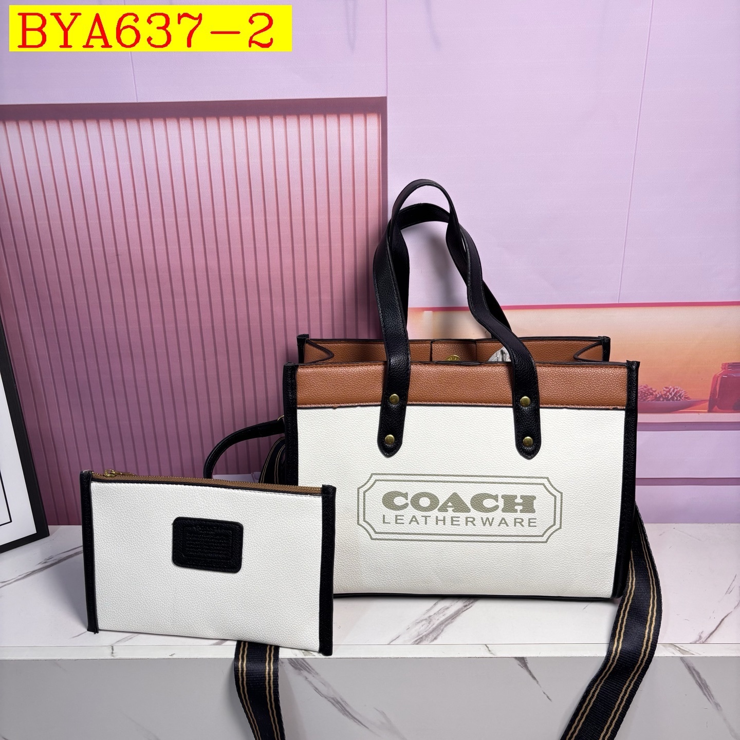 33$ Coach handbag size 30x23x11cm 719054 BYA637 gallery
