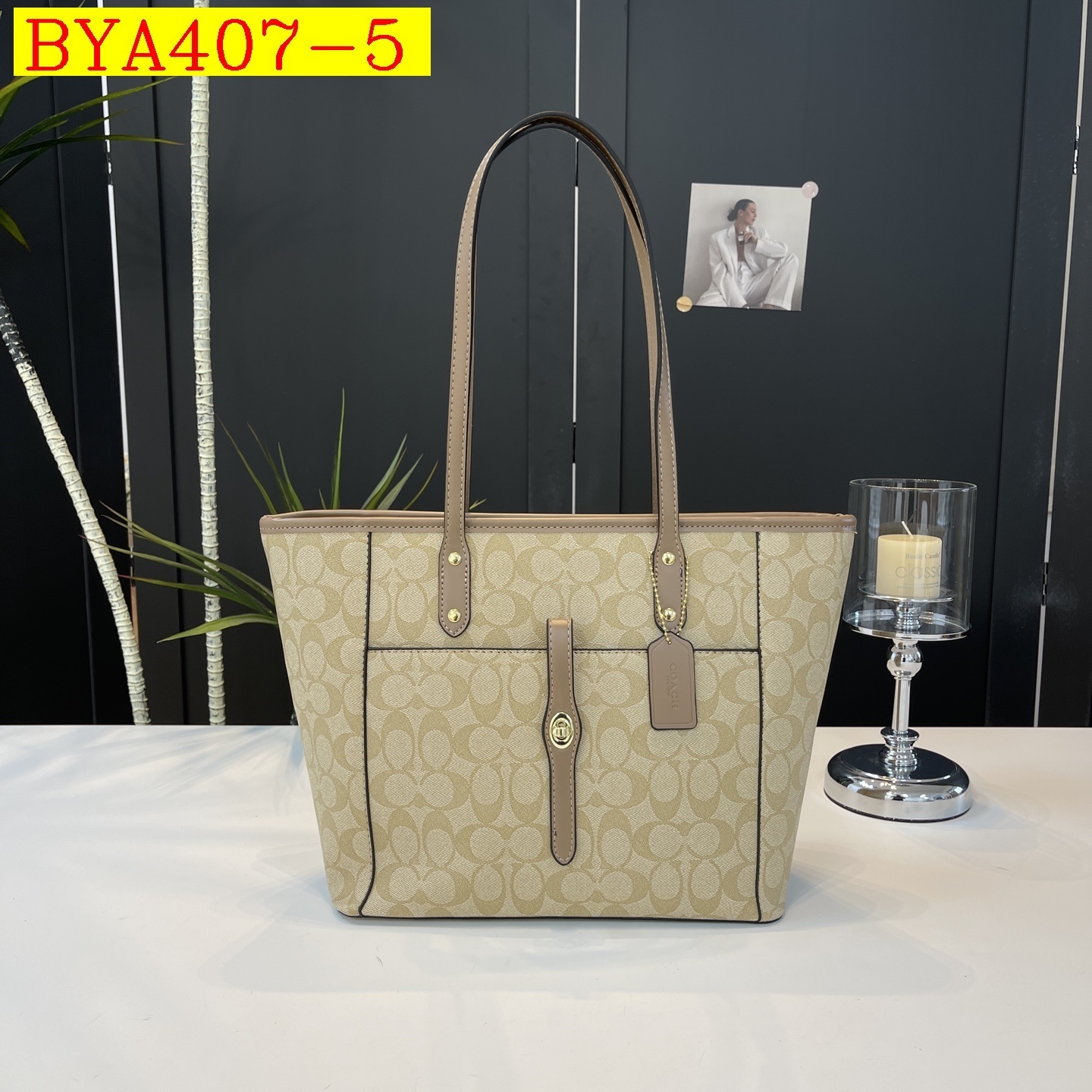 33$ Coach handbag size 40x26x14cm 812040 BYA407 gallery