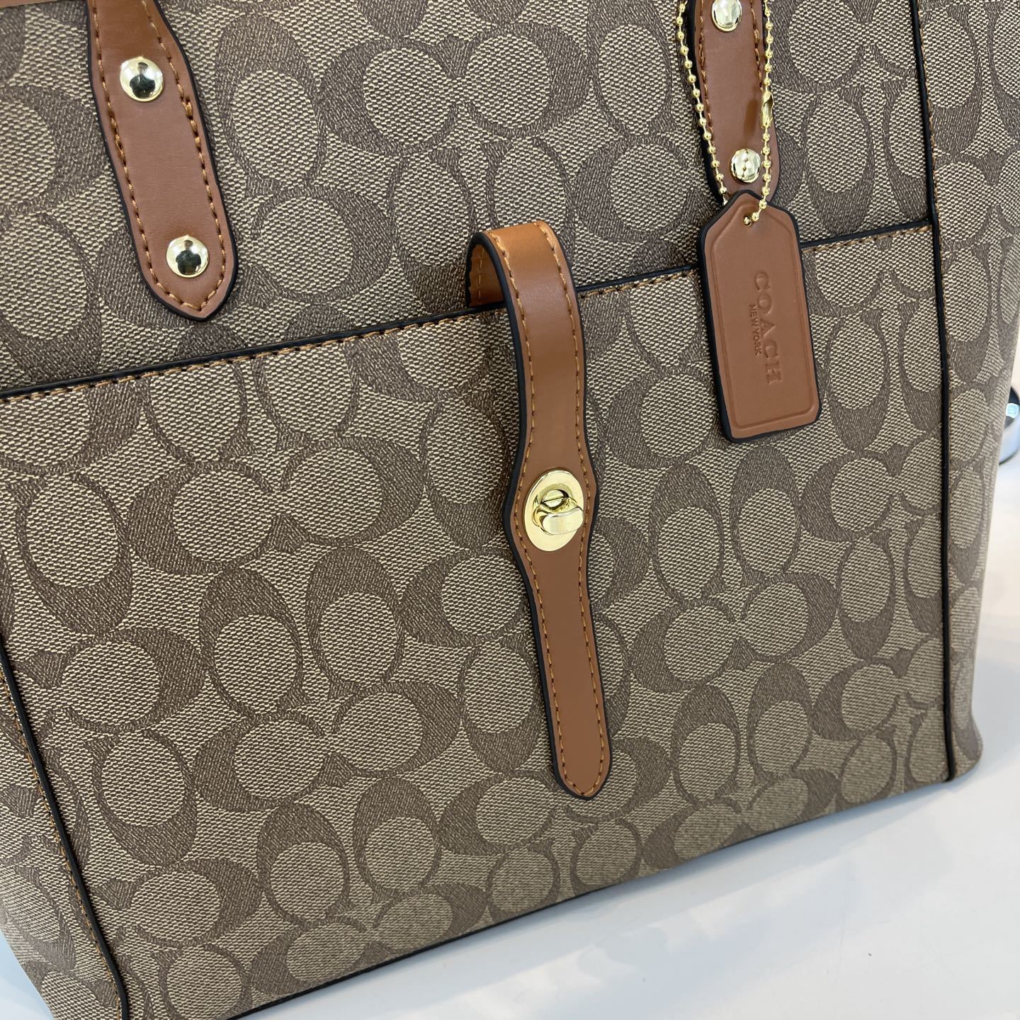 33$ Coach handbag size 40x26x14cm 812040 BYA407 gallery