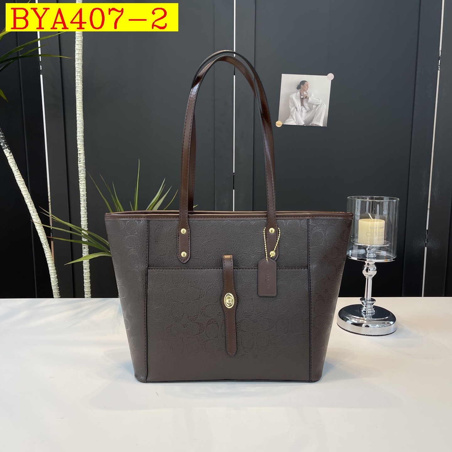 33$ Coach handbag size 40x26x14cm 812040 BYA407 gallery