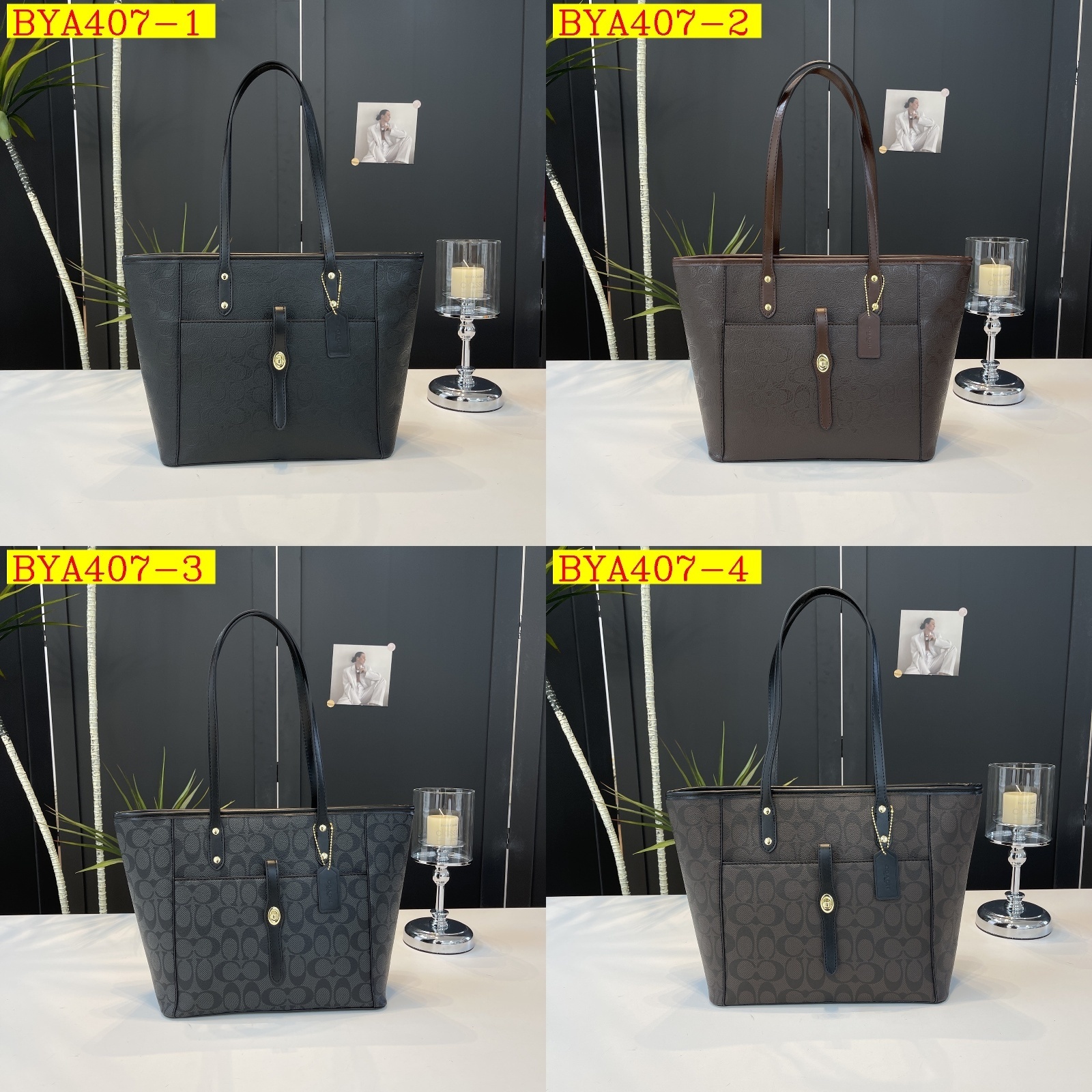 33$ Coach handbag size 40x26x14cm 812040 BYA407 gallery