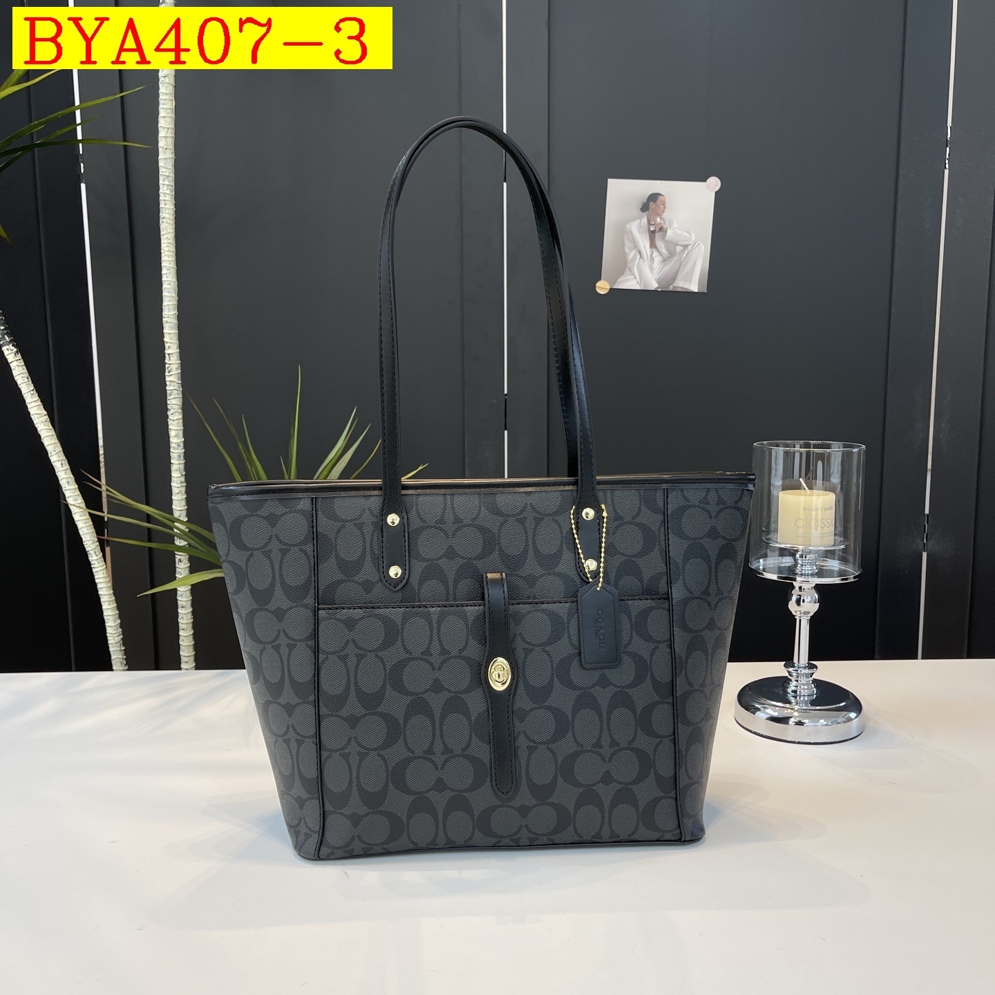 33$ Coach handbag size 40x26x14cm 812040 BYA407 gallery
