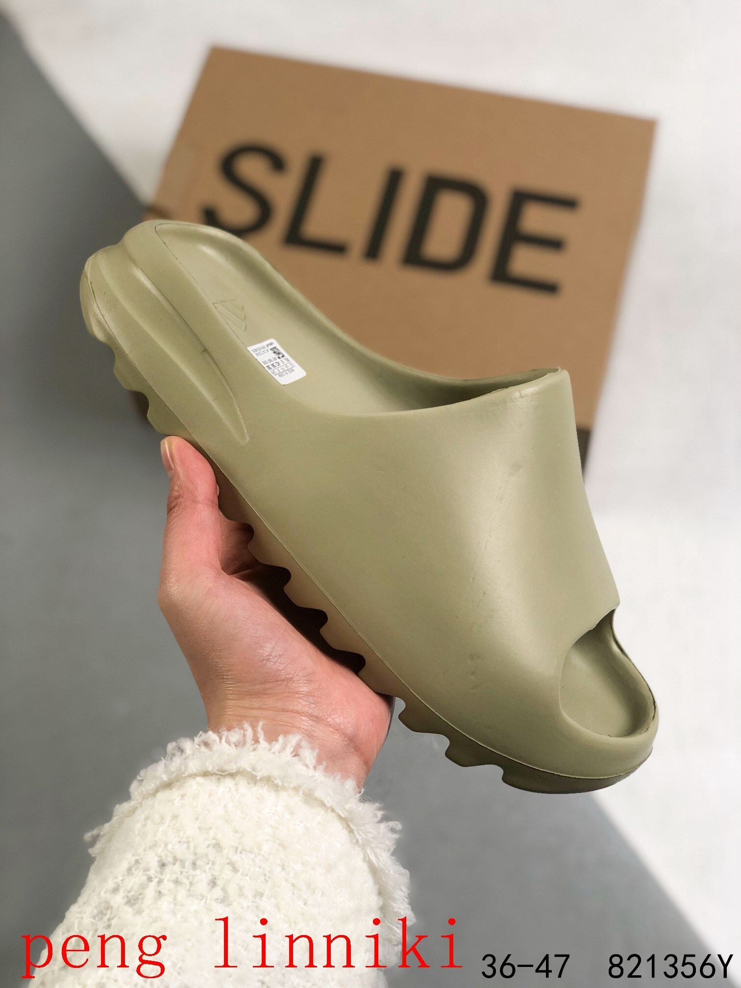 33$ dh Kanye West x Adidas Yeezy Slide size 35-45 91534022097 Z8R843 gallery