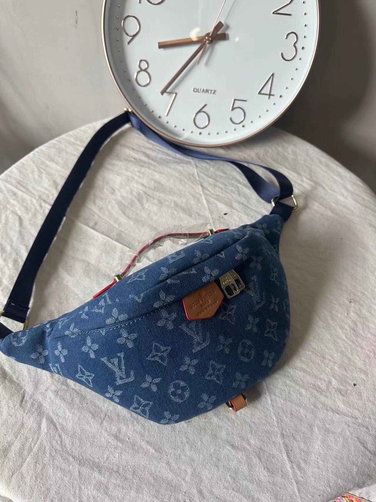 33$ new_dh LV Denim bag size 35x15 cm 91632823117 DX66 gallery