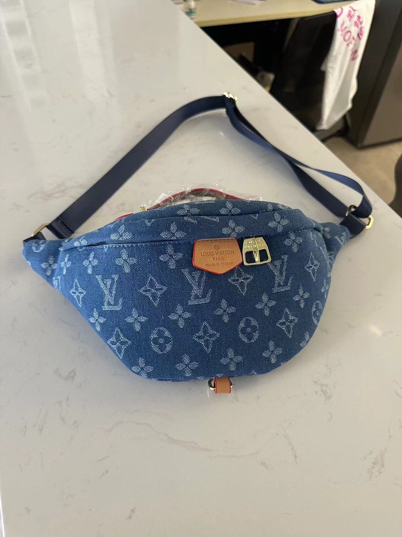 33$ new_dh LV Denim bag size 35x15 cm 91632823117 DX66 gallery