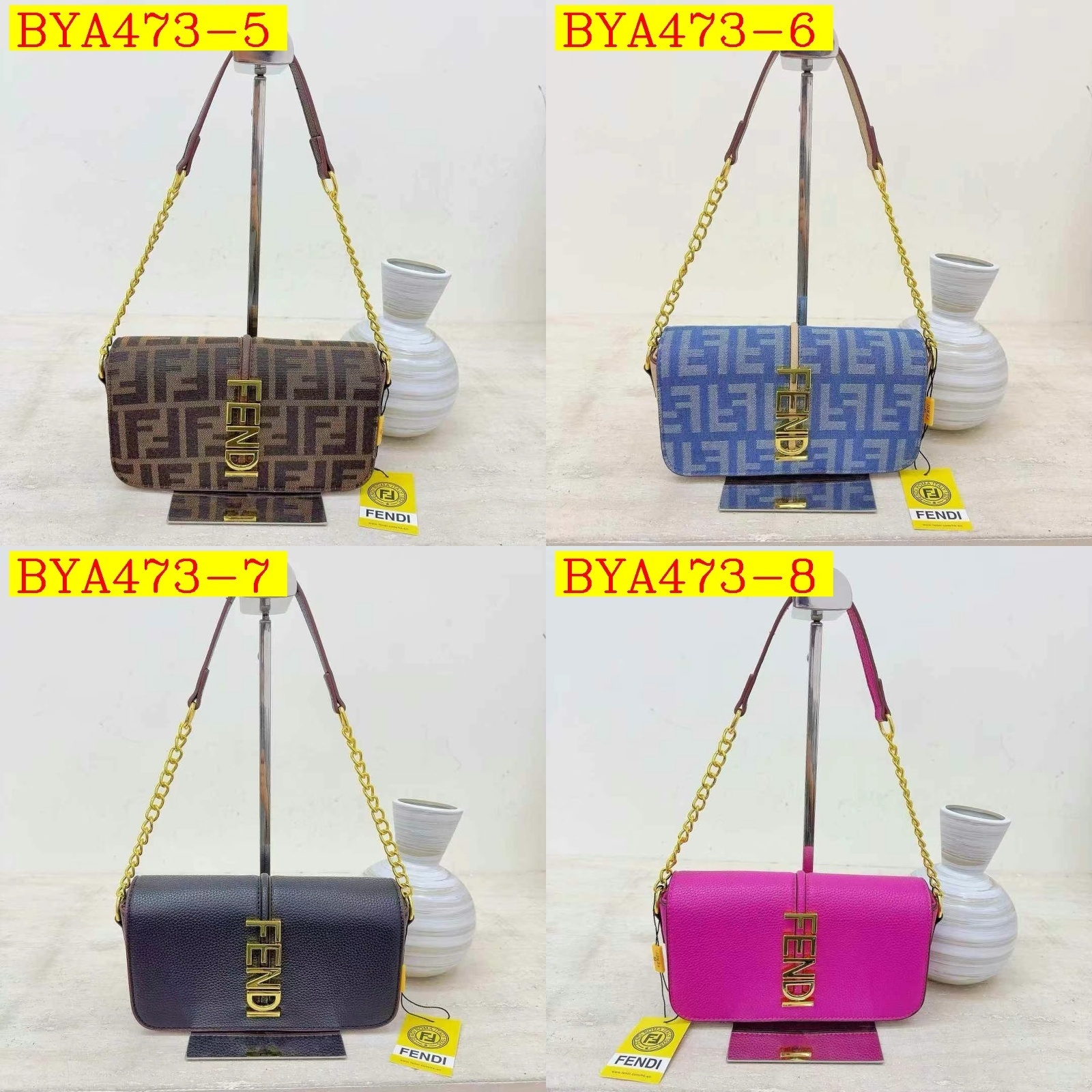 34$ Fendi Shoulder bag size 22x5x13cm 517018 BYA473 gallery