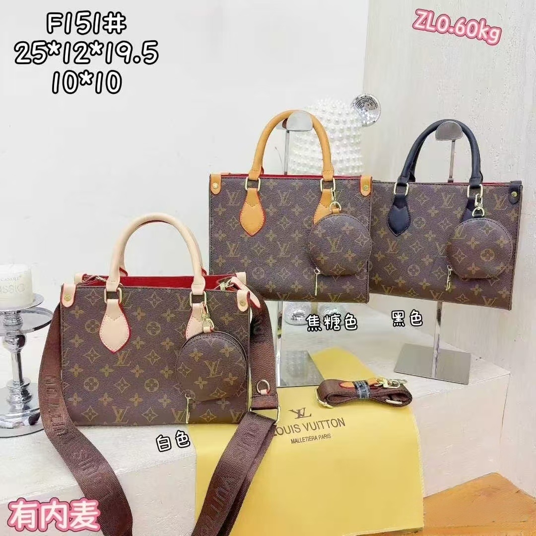 34$ LV Tote bag size 25x12x19cm 418026 BYA589 gallery