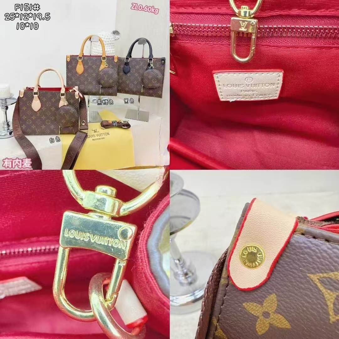 34$ LV Tote bag size 25x12x19cm 418026 BYA589 gallery