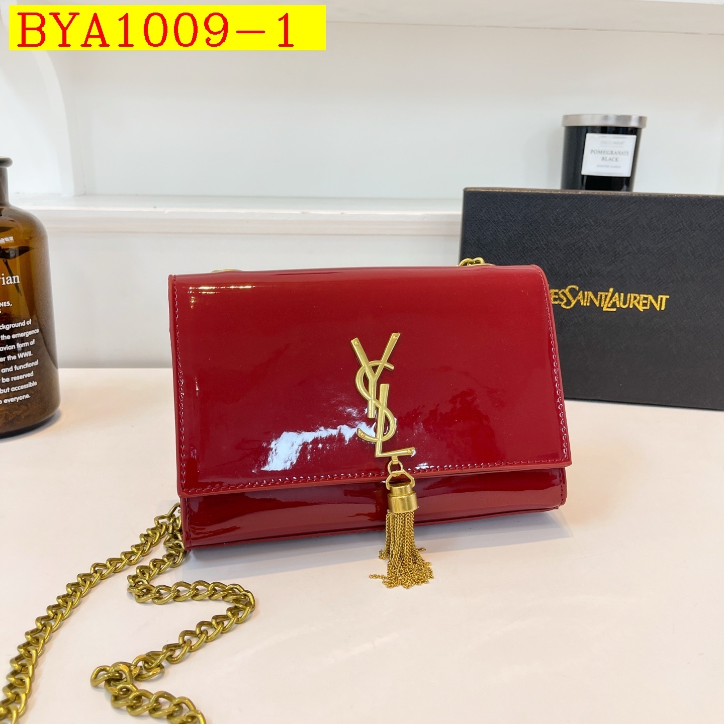 34$ YSL Shoulder bag size 22x15x5cm 014018 BYA1009 gallery