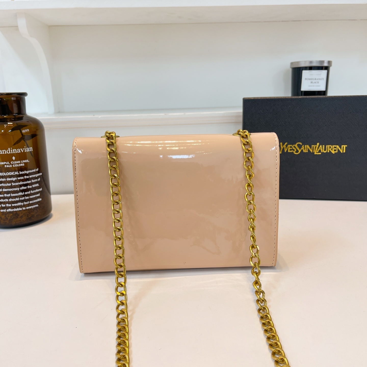 34$ YSL Shoulder bag size 22x15x5cm 014018 BYA1009 gallery