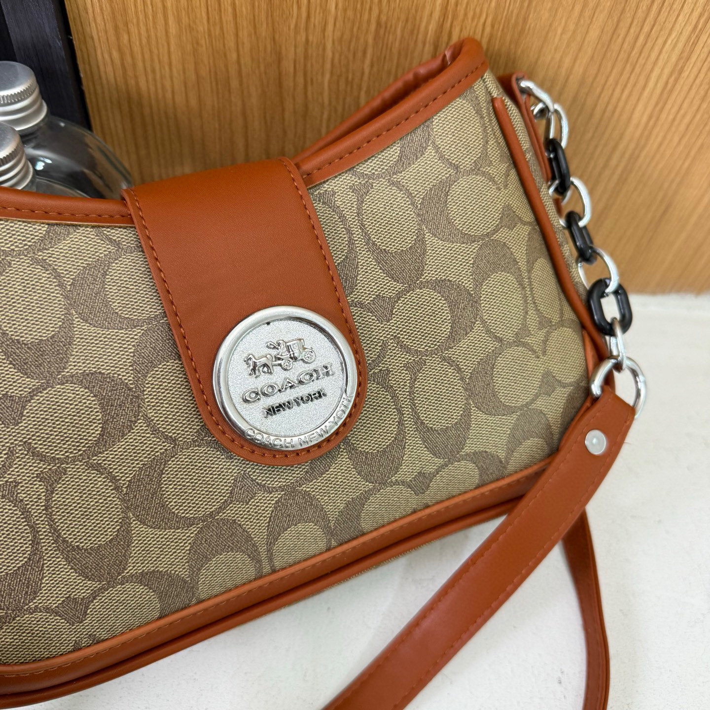34$ dh COACH 9222 Shoulder bag size 27X17X8 cm 81542623348 DX674 gallery