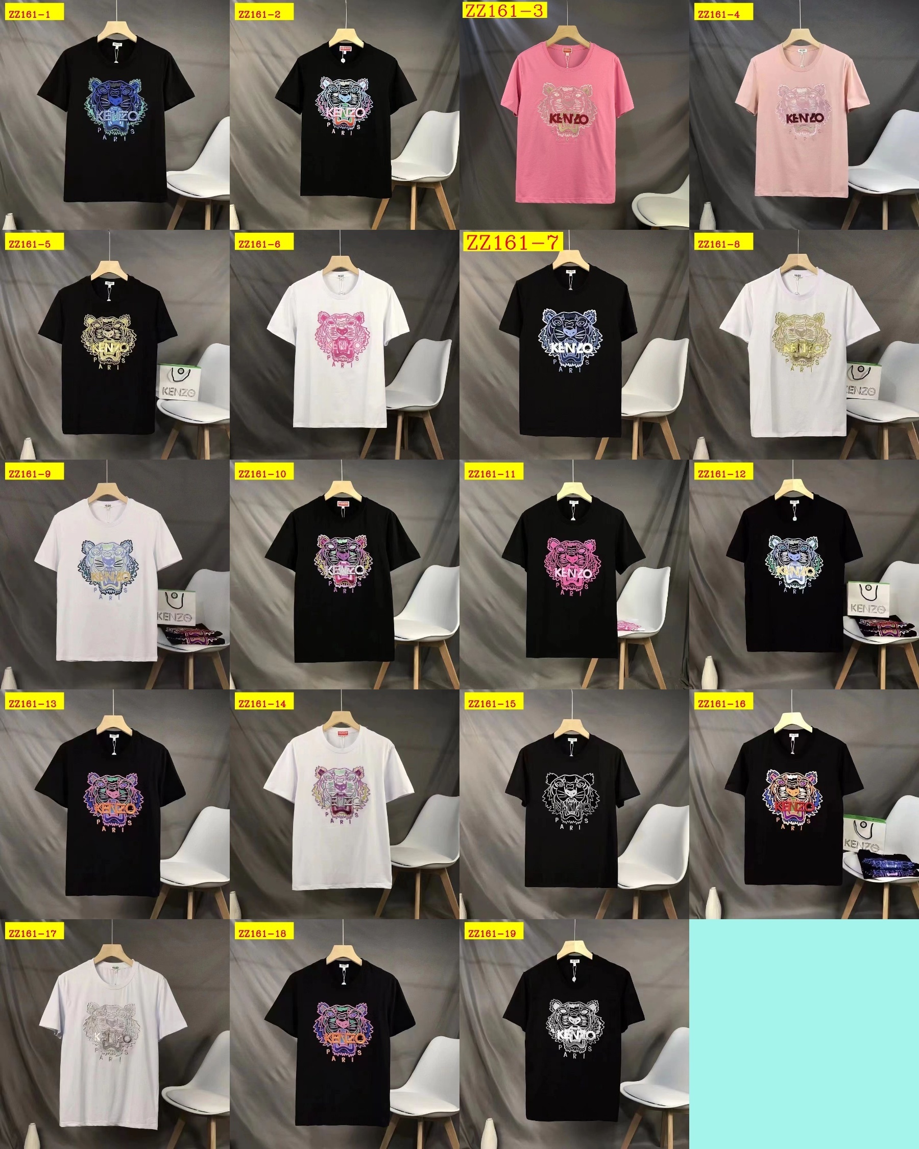 34$ dh KENZO Short-sleeve size S-XL 31462023347 ZZ161 gallery